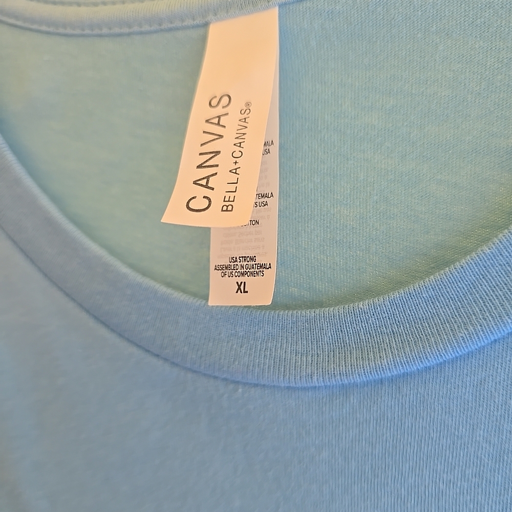 Bella Canvas Light Blue Tee